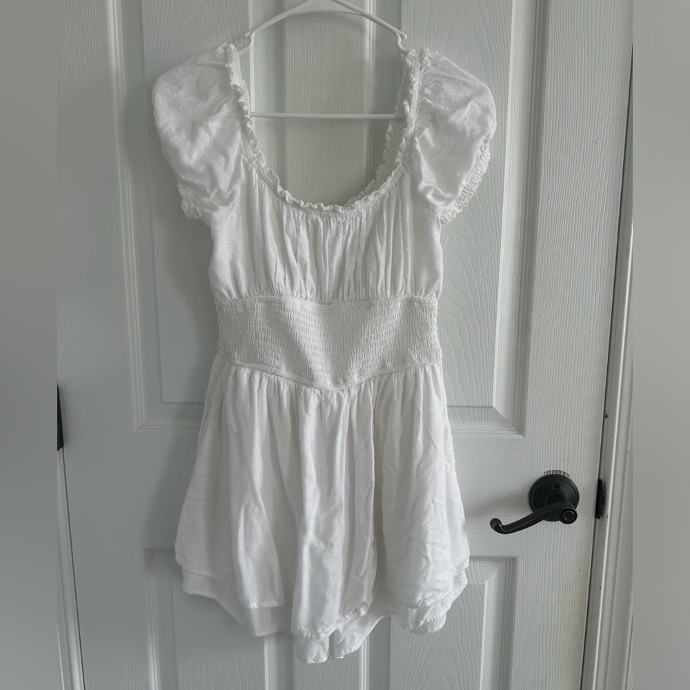 Holister white romper
